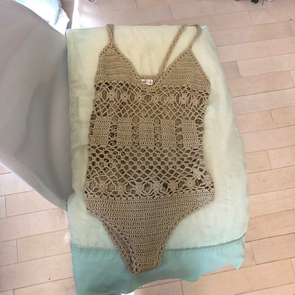 *sold* Vintage LF crochet bodysuit